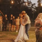 Bride and groom dancing under the stars - Brooke Jackson