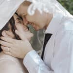 Bride and groom happy in love - Brooke Jackson